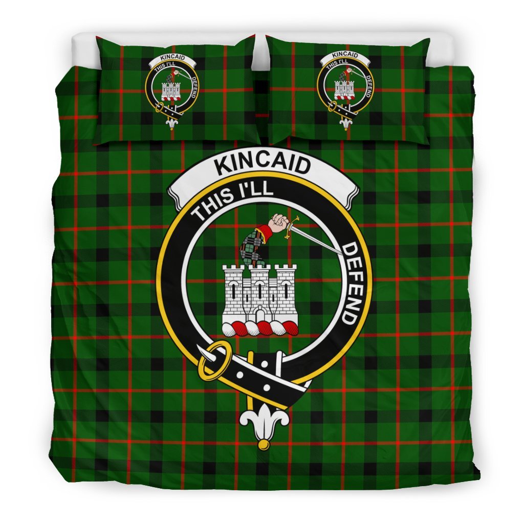 Kincaid Family Tartan Crest Bedding Set