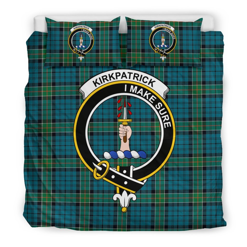 Kirkpatrick Tartan Crest Bedding Set