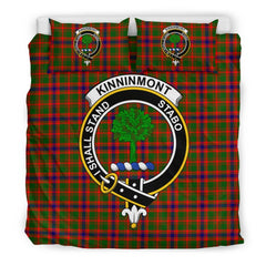 Kinninmont Family Tartan Crest Bedding Set