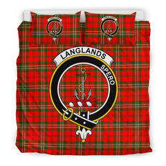 Langlands Family Tartan Crest Bedding Set