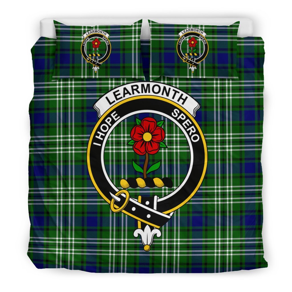 Learmonth Family Tartan Crest Bedding Set