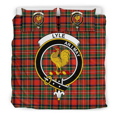 Lyle Family Tartan Crest Bedding Set