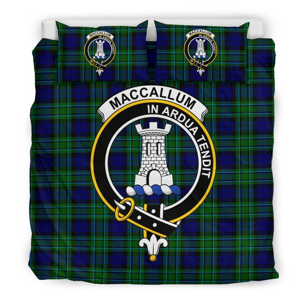 Maccallum Family Tartan Crest Bedding Set