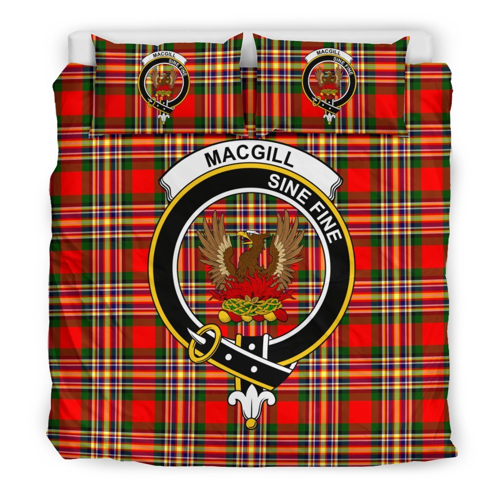 Macgill (Makgill) Family Tartan Crest Bedding Set