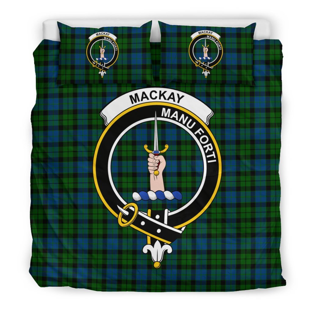 Mackay Family Tartan Crest Bedding Set