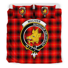 Maciver Tartan Crest Bedding Set