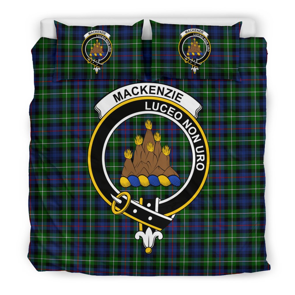 Mackenzie Family Tartan Tartan Crest Bedding Set