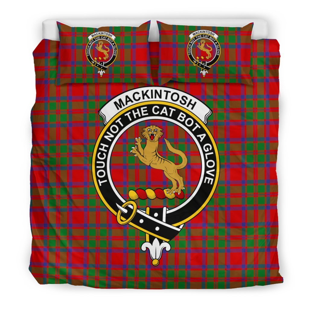 Mackintosh Family Tartan Crest Bedding Set