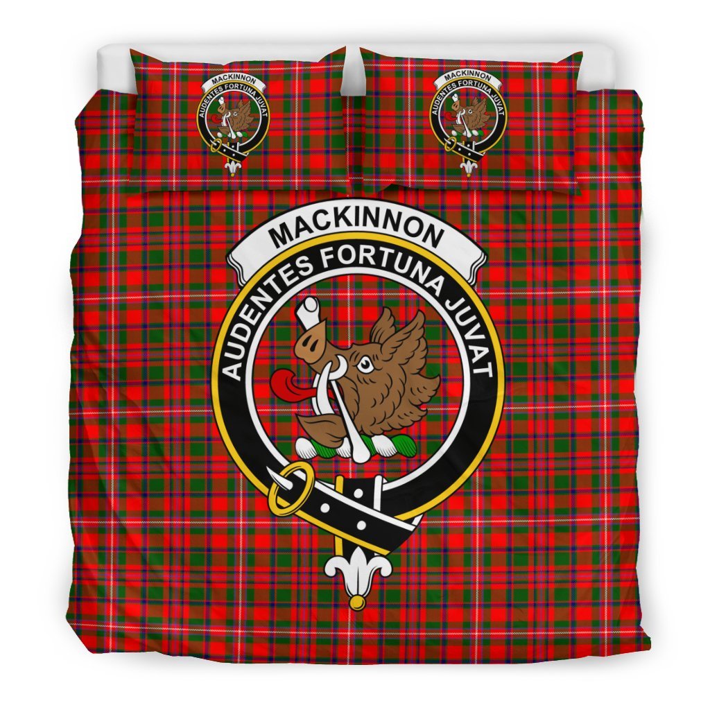 Mackinnon Family Tartan Crest Bedding Set