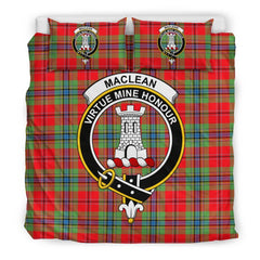 Maclean Family Tartan Crest Bedding Set