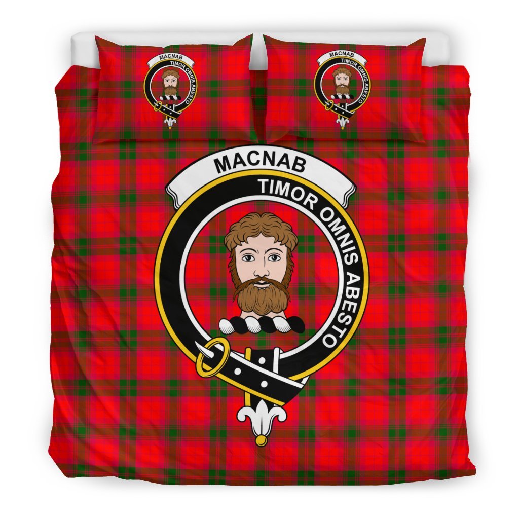 Macnab Family Tartan Crest Bedding Set