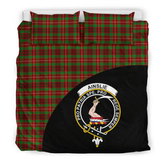 Ainslie Family Tartan Crest Wave Style Bedding Set