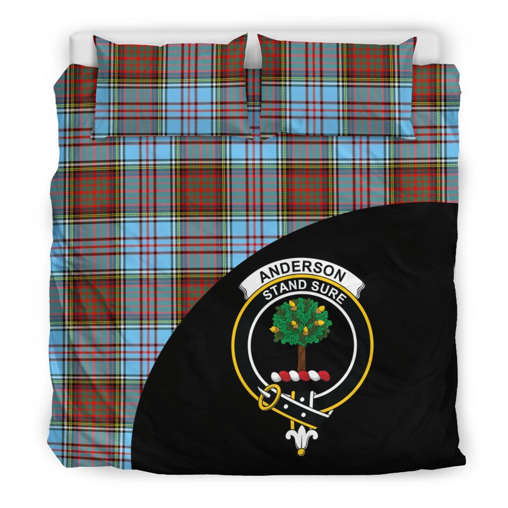 Anderson Ancient Tartan Crest Wave Style Bedding Set