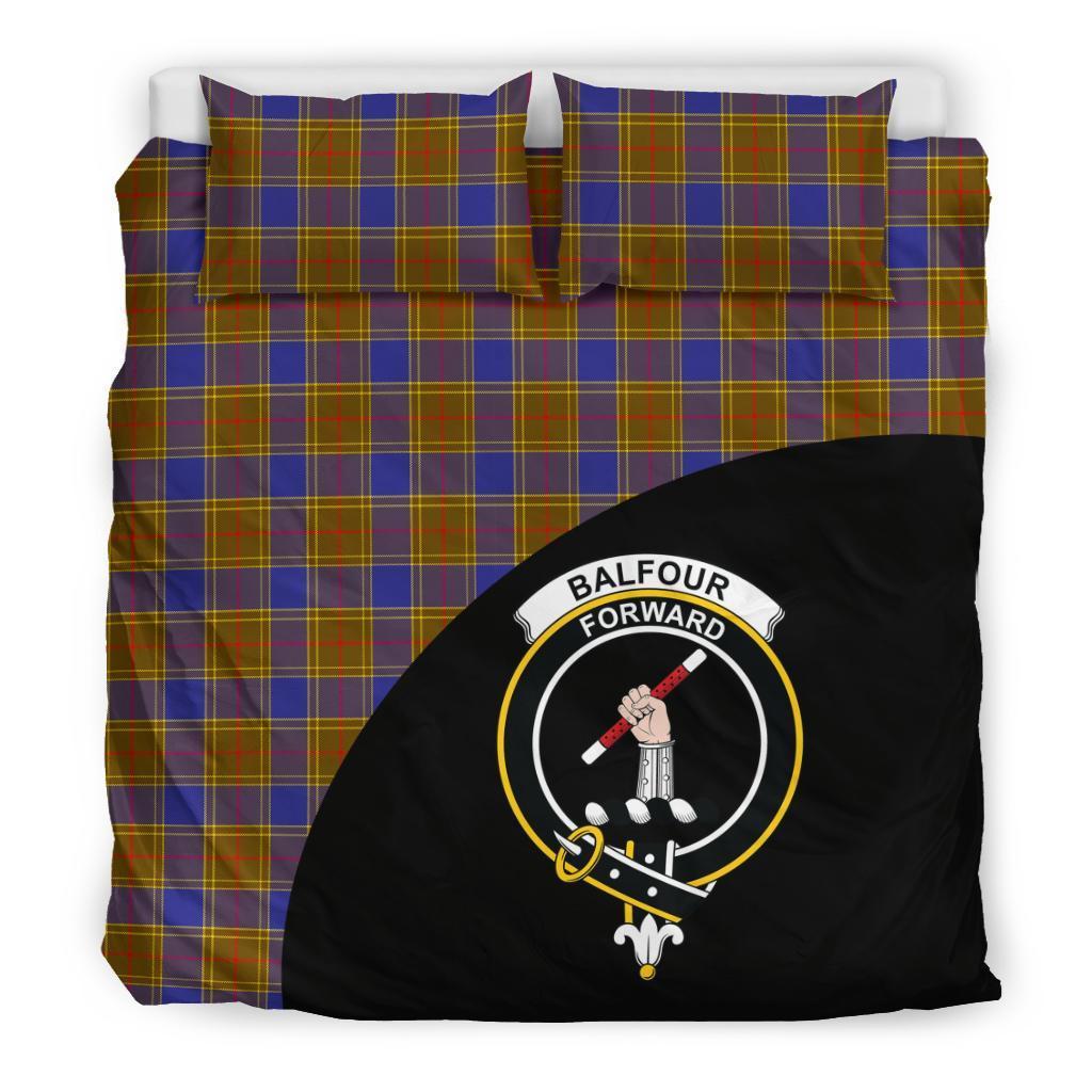 Balfour Modern Family Tartan Crest Wave Style Bedding Set