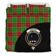 Baxter Modern Tartan Crest Wave Style Bedding Set