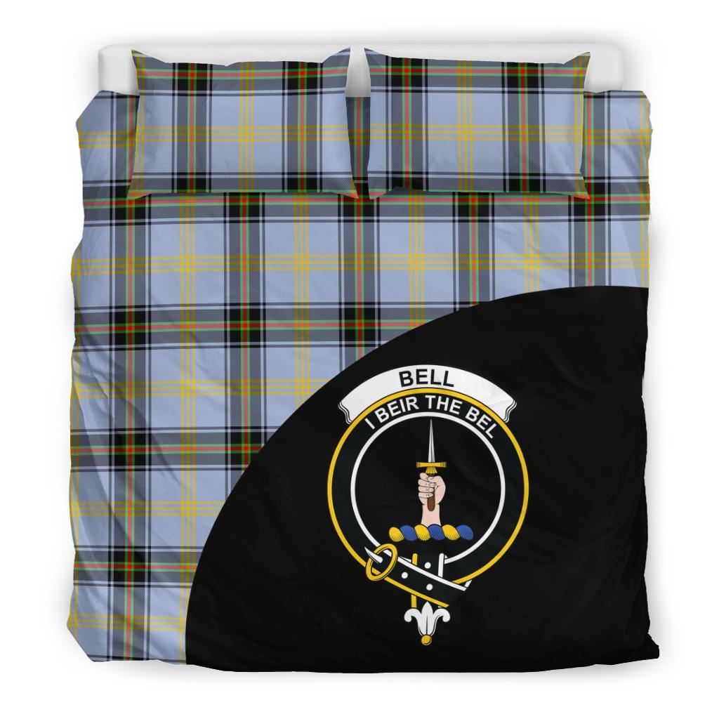 Bell of the Borders Tartan Crest Wave Bedding Set