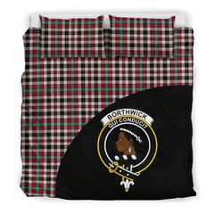 Borthwick Dress Ancient Family Tartan Crest Wave Style Bedding Set