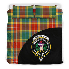 Buchanan Old Sett Tartan Crest Wave Bedding Set