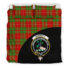 Burnett Ancient Family Tartan Crest Wave Style Bedding Set