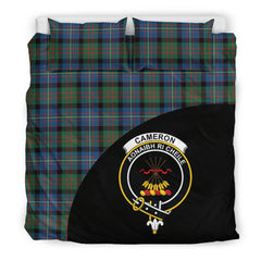 Cameron of Erracht Ancient Family Tartan Crest Wave Style Bedding Set