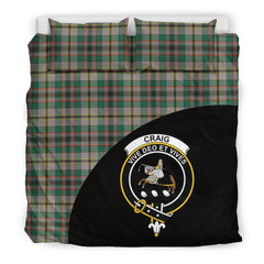 Craig Ancient Tartan Crest Wave Style Bedding Set