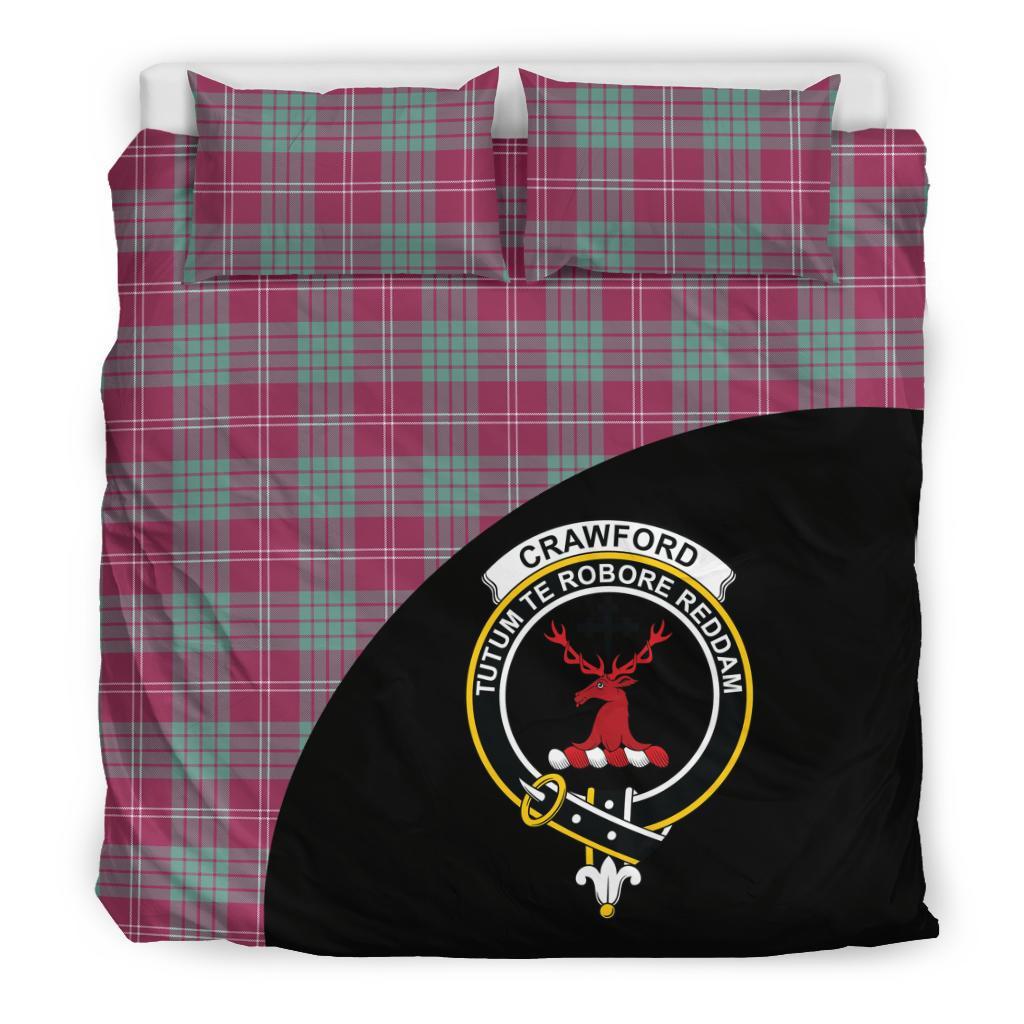 Crawford Ancient Tartan Crest Wave Style Bedding Set