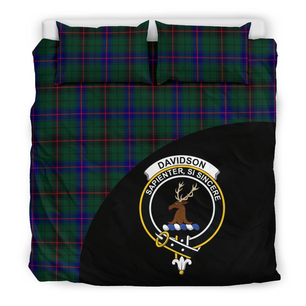 Davidson Modern Family Tartan Crest Wave Style Bedding Set