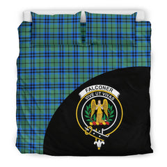 Falconer Family Tartan Crest Wave Style Bedding Set