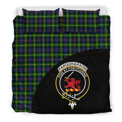 Farquharson Modern Family Tartan Crest Wave Style Bedding Set