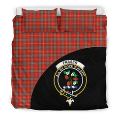 Fraser Weathered Family Tartan Crest Wave Style Bedding Set