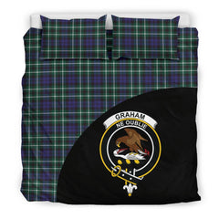 Graham of Montrose Modern Tartan Crest Wave Bedding Set