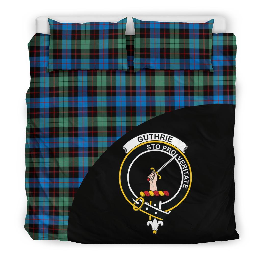 Guthrie Ancient Family Tartan Crest Wave Style Bedding Set