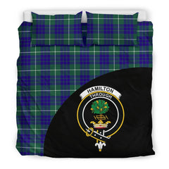 Hamilton Hunting Modern Family Tartan Crest Wave Style Bedding Set