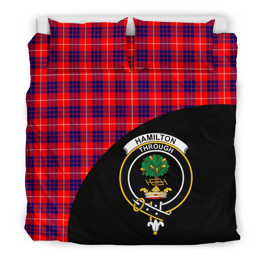 Hamilton Modern Family Tartan Crest Wave Style Bedding Set