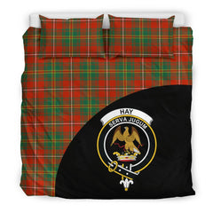 Hay Ancient Family Tartan Crest Wave Style Bedding Set