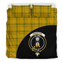 Houston Family Tartan Crest Wave Style Bedding Set