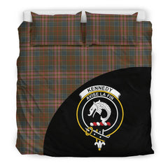 Kennedy Weathered Tartan Crest Wave Bedding Set