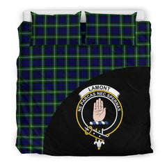 Lamont Modern Family Tartan Crest Wave Style Bedding Set