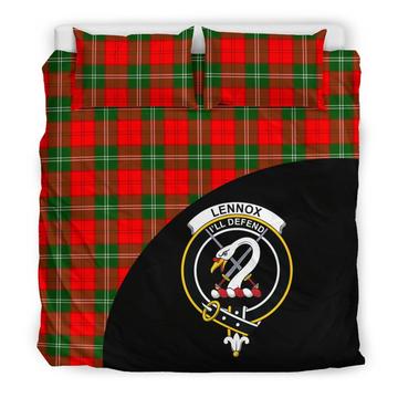 Lennox Modern Family Tartan Crest Wave Style Bedding Set