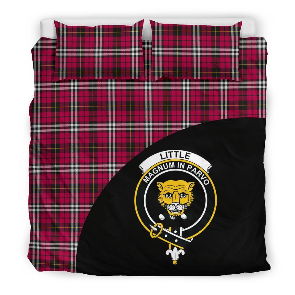 Little Family Tartan Crest Wave Style Bedding Set