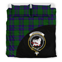 Lockhart Modern Family Tartan Crest Wave Style Bedding Set