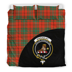 MacAulay Ancient Family Tartan Crest Wave Style Bedding Set