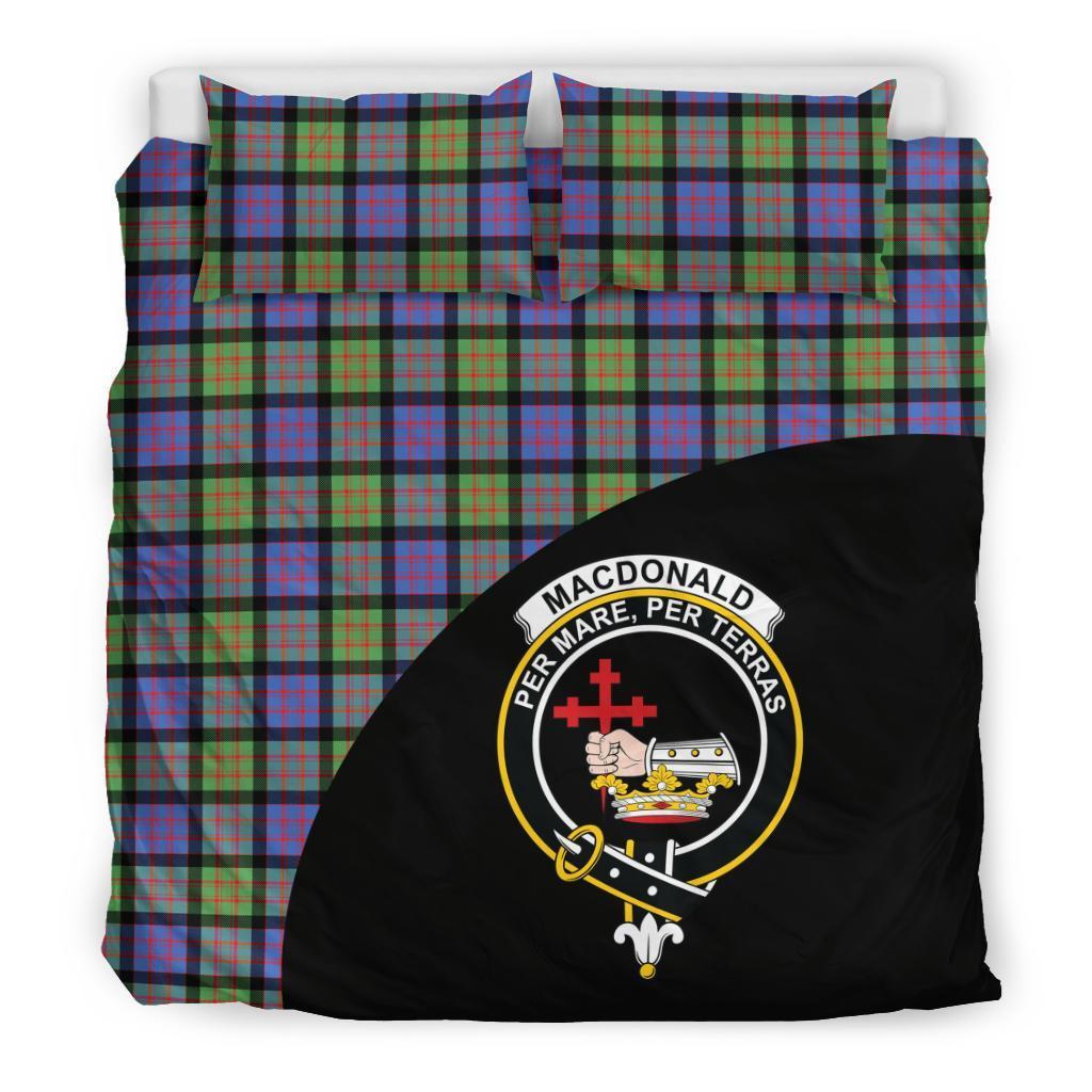 MacDonald Ancient Family Tartan Crest Wave Style Bedding Set