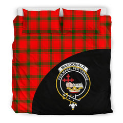 MacDonald of Sleat Family Tartan Crest Wave Style Bedding Set