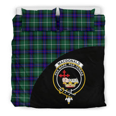 MacDonald of the Isles Hunting Modern Family Tartan Crest Wave Style Bedding Set