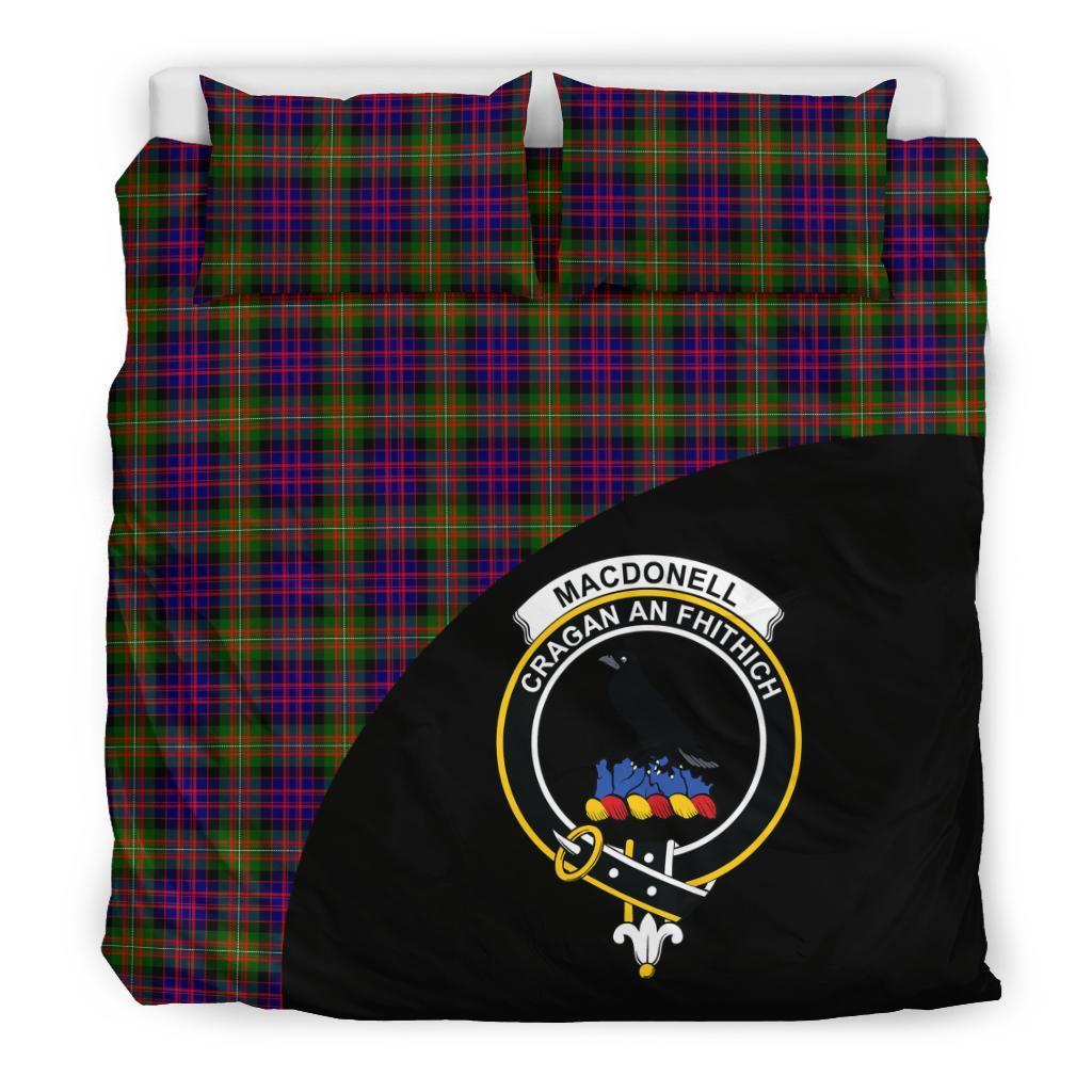 MacDonnell of Glengarry Modern Family Tartan Crest Wave Style Bedding Set