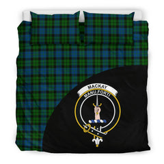 MacKay Modern Tartan Crest Wave Style Bedding Set