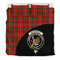 MacKinnon Modern Family Tartan Crest Wave Style Bedding Set