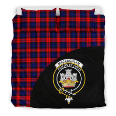 MacLachlan Modern Family Tartan Crest Wave Style Bedding Set