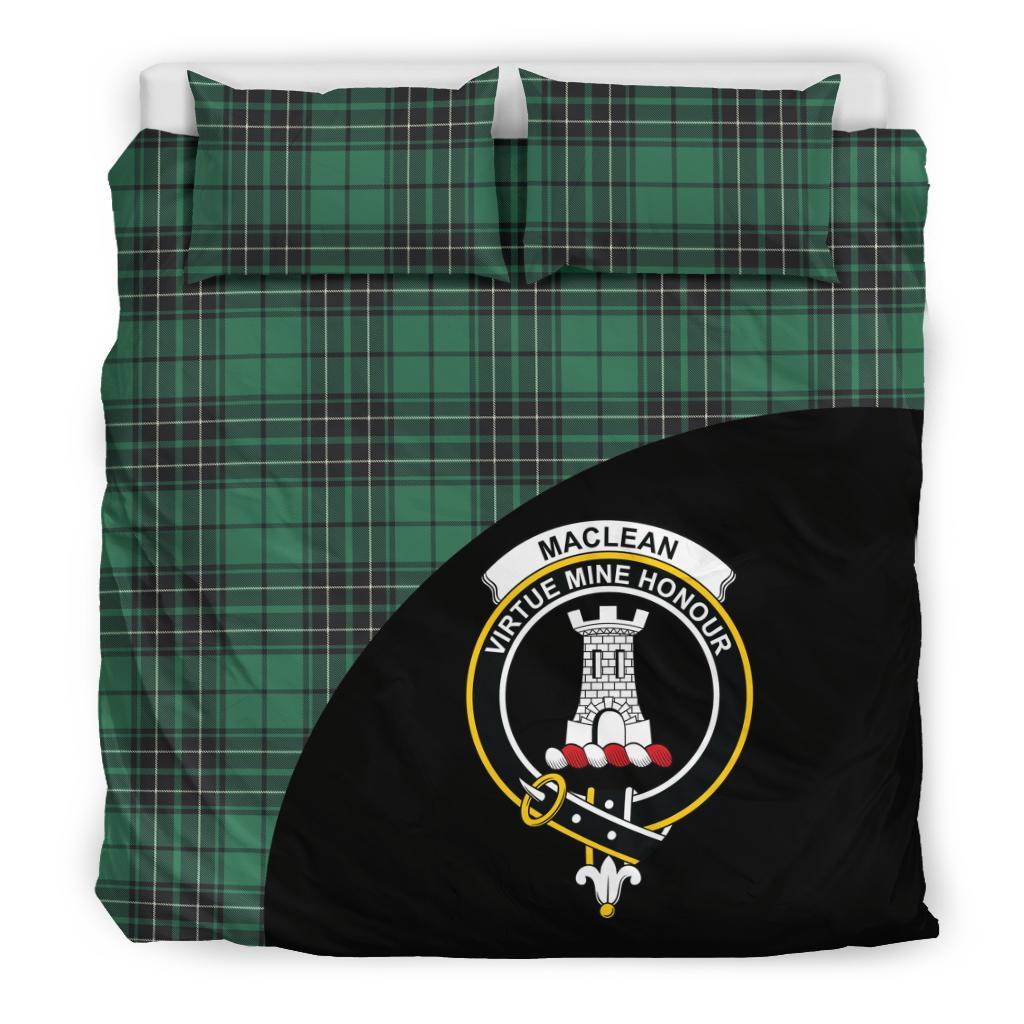 MacLean Hunting Ancient Tartan Crest Bedding Set